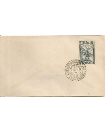 1954 ENVELOPE 1ª EXPOSIÇÃO AGRO-PEC.E INDUSTRIAL DO NORTE FLUMINENSE 25.SET.54 -10.942